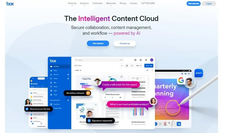 Box cloud storage- best storage platform for 3rd party integration